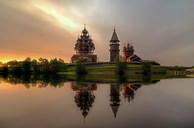Церковь Преображения Господня (Россия, Кижи) красиво. необычно, храм. мир