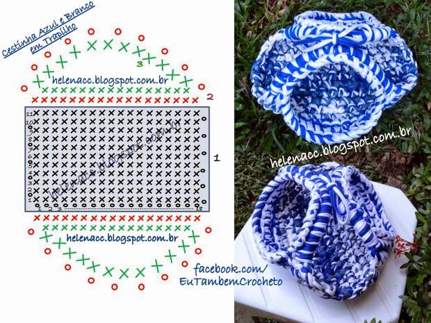 Всем доброго времени суток! Все корзинки выполнены из трикотажной пряжи крючком, невероятно красивые, разнообразных неожиданных форм и вдохновляющие.-10