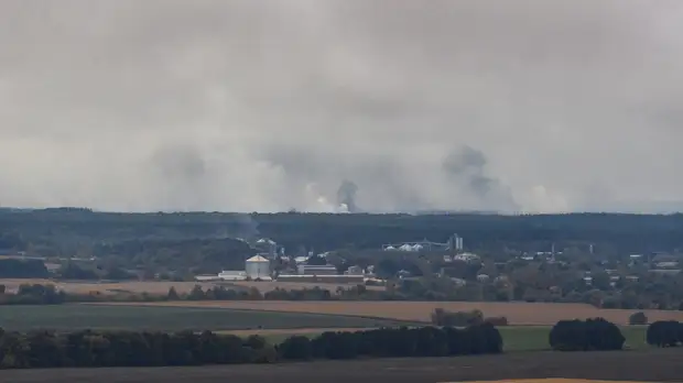 На Украине заявили о снижении интенсивности взрывов на арсенале под Черниговом