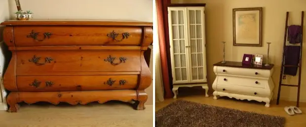 Переделка старой мебели своими руками: до и после (подборка фото)