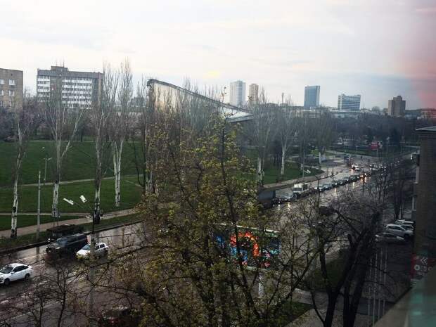 «Тянучка» на Ленинском проспекте в сторону ул