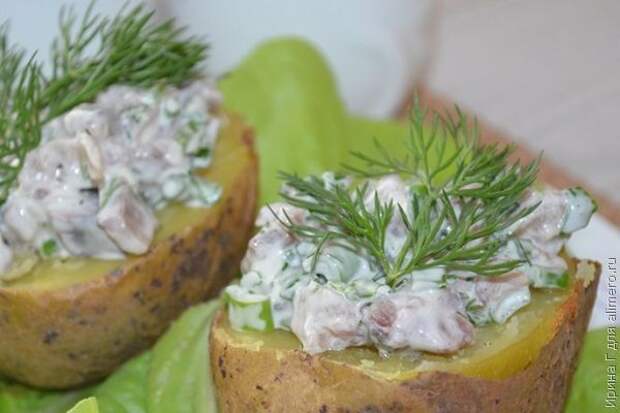 печеный картофель печеный картофель