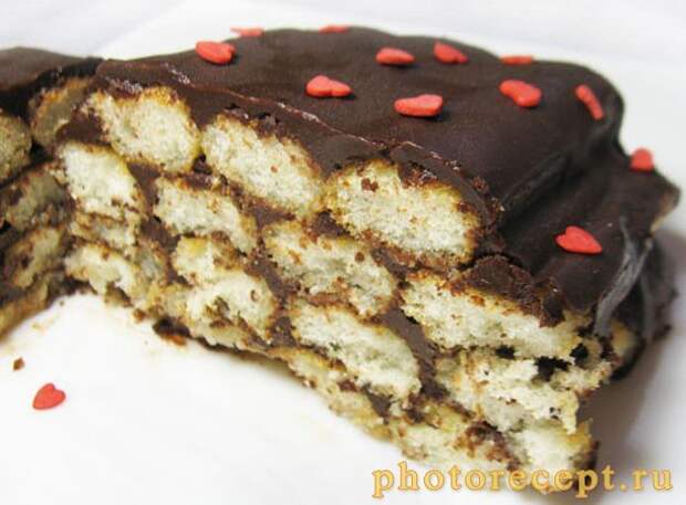 Итальянский десерт с печеньем савоярди и шоколадным кремом - рецепт с фото