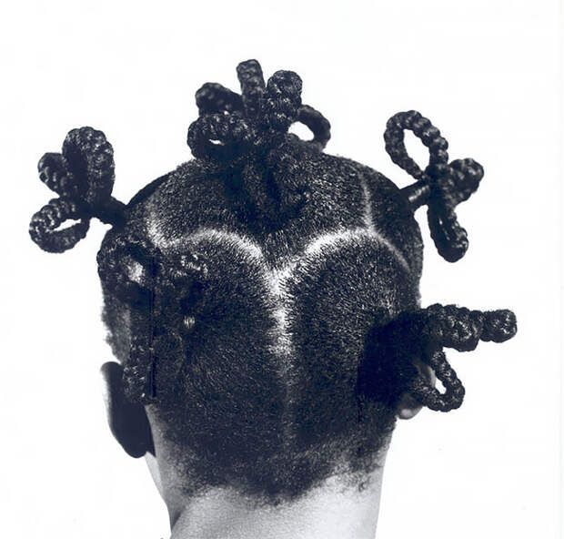 Забавные прически нигерийских женщин 1960-х годов волосы, прическа