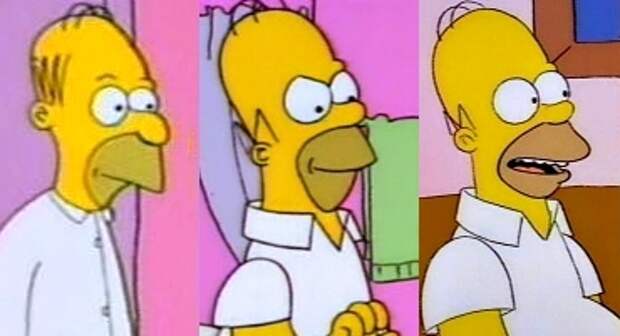 Homer"s design has been revised several times over the course of the series.jpg Homer"s design has been revised several times over the course of the series.jpg