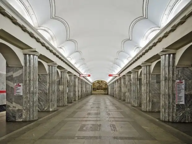 Балтийская метро, питер, подземка
