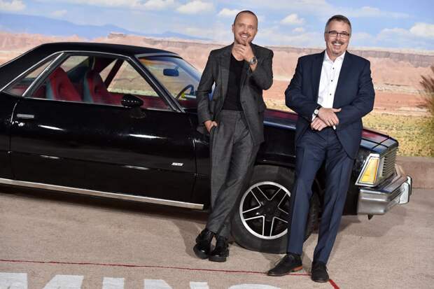Aaron Paul and Vince Gilligan | Photo Credits: Getty Images