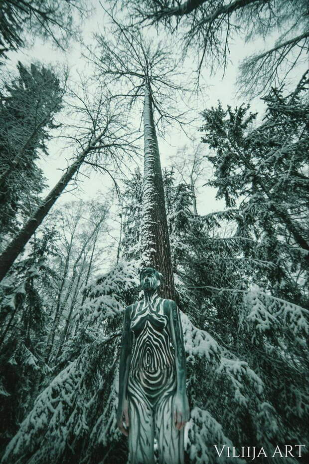 Невероятный боди-арт Vilija