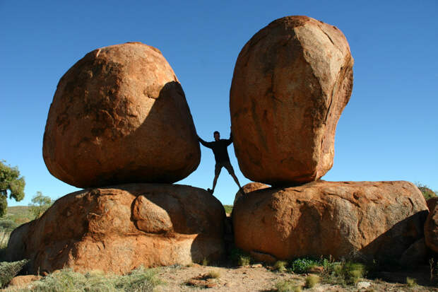 2. Мраморные камни Дьявола, Австралия интересно, красота, природа, факты, фото