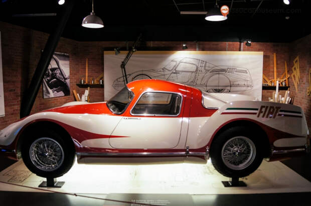 Прототип газотурбинного автомобиля Fiat 1954 fiat, газотурбинный двигатель, концепт, прототип, турбина