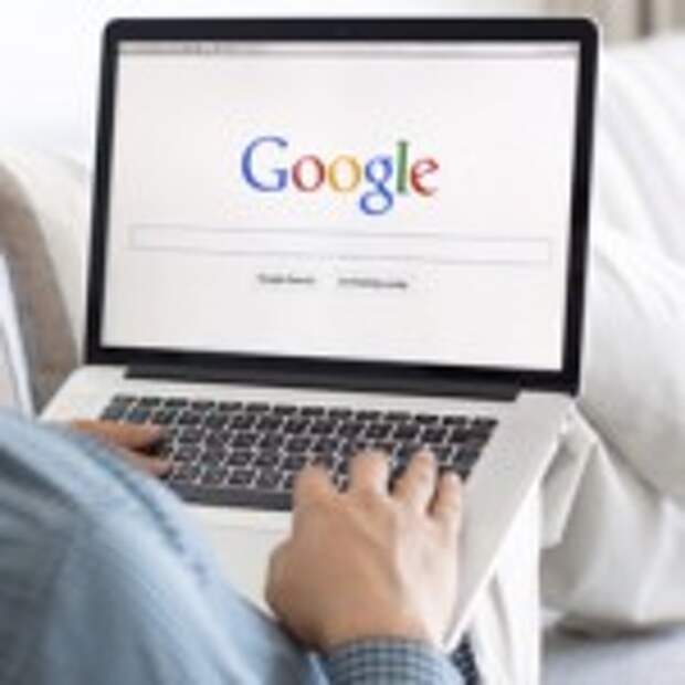 Simferopol, Russia - July 13, 2014: Google biggest Internet search engine. Google.com domain was registered September 15, 1997.