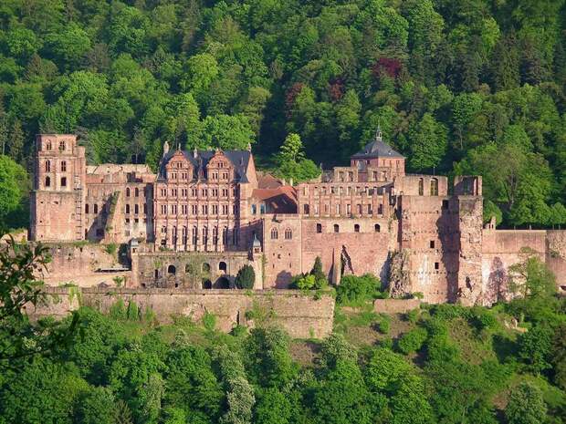 Замки Германии. Гейдельбергский замок - Heidelberger Schloss