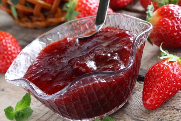 варенье из клубники блендером