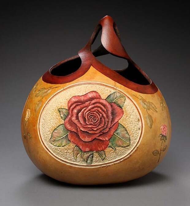 pumpkin13 Шедевры из тыквы от Мэрилин Сандерлэнд