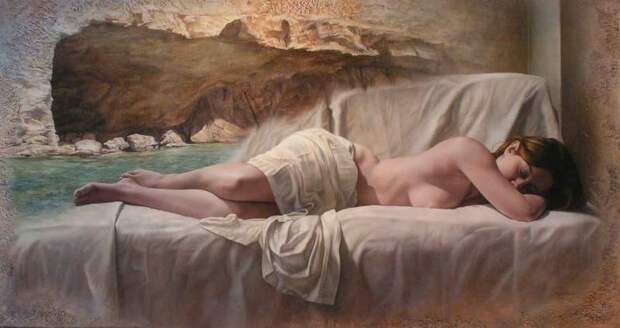 Женская красота на необычных картинах Паскаля Чове