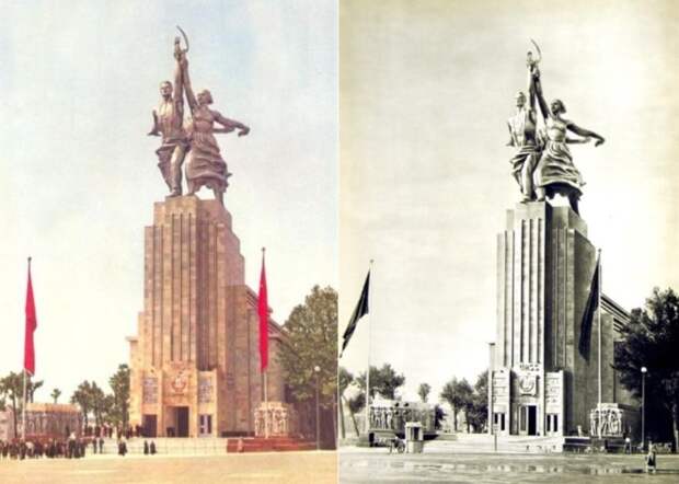 Троцкий в складках юбки, или Как появилась скульптура «Рабочий и колхозница»