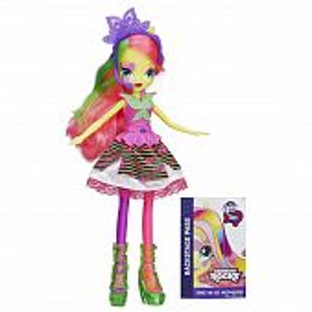 Кукла My Little Pony Флаттершай Радужный Рок Неон