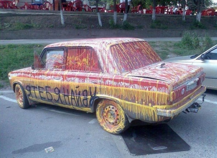 Месть автомобилистам