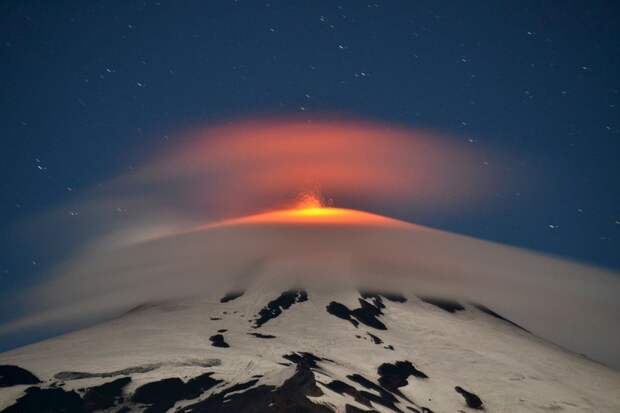 извержение вулкана Вильяррика-1