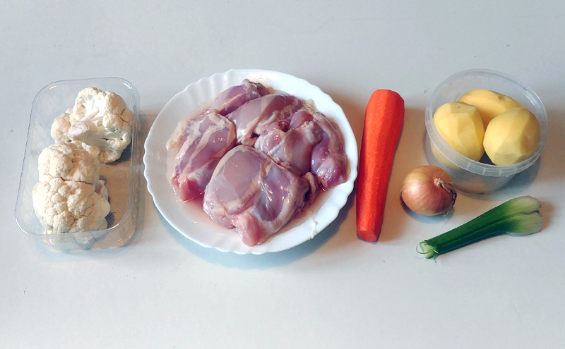 Рецепт вкусного супа из курицы и цветной капусты