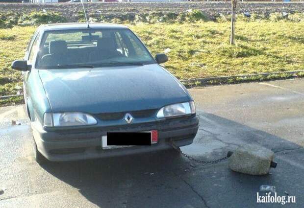 Прикольные противоугонки (50 фото) Прикольные противоугонки (50 фото)