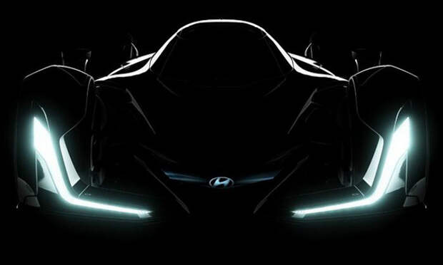 Концепт Hyundai N 2025 Vision Gran Turismo / Хендай N 2025 Вижн Гран Туризмо – вид спереди