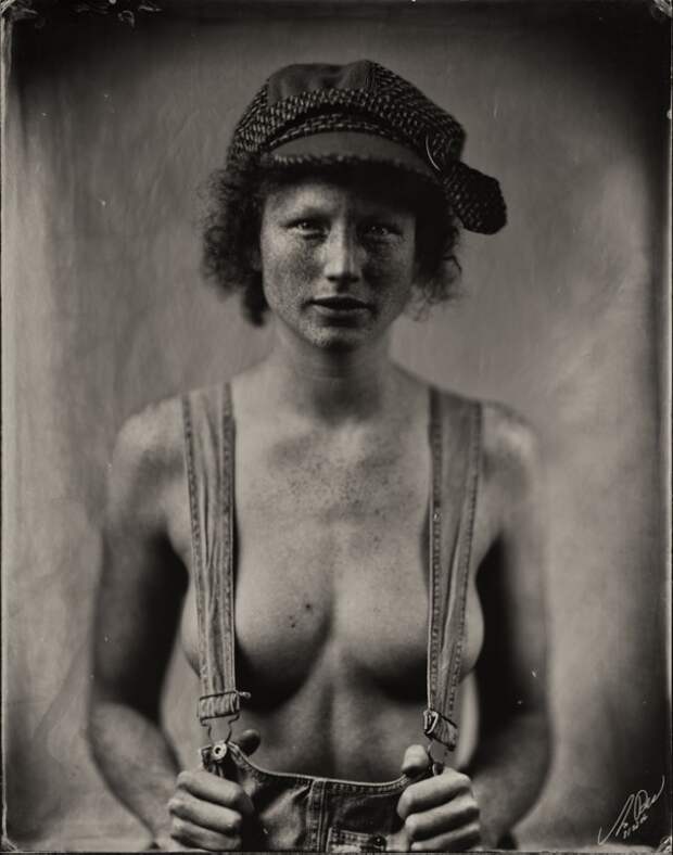 Портретные и ню фотографии, снятые с помощью ранних фотографических процессов