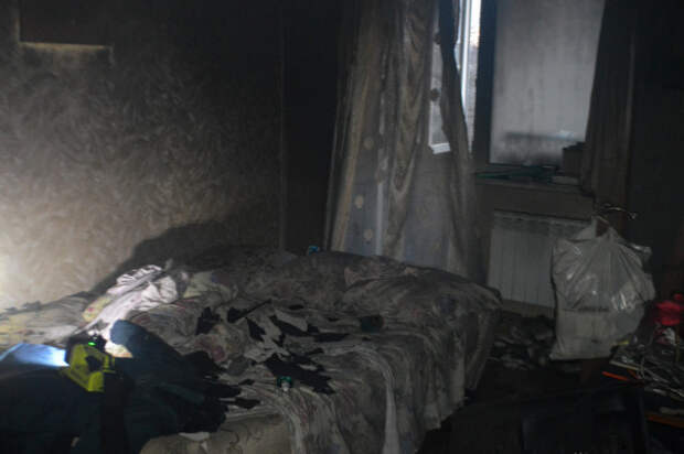 Огнеборцы Севастополя ликвидировали пожар в квартире пятиэтажного дома и спасли котов 