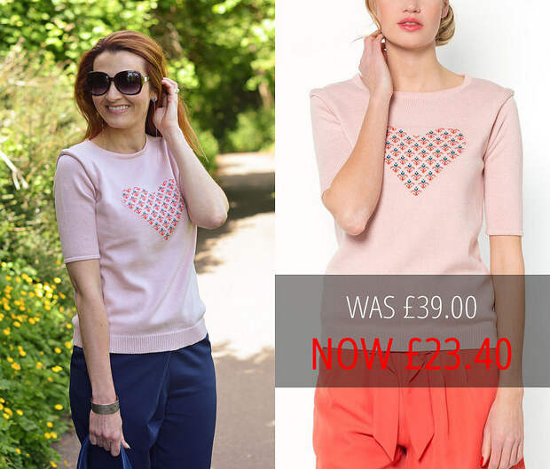 Summer sales | La Redoute heart motif sweater