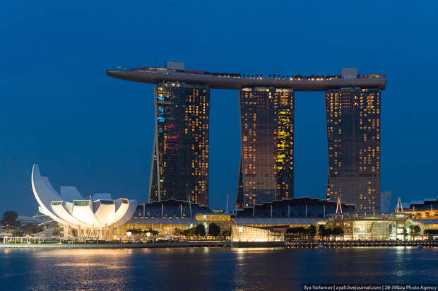 БАССЕЙН ПОД ОБЛАКАМИ: MARINA BAY SANDS В СИНГАПУРЕ. 17