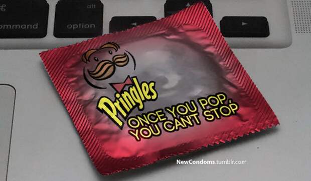 презерватив бренда Pringles