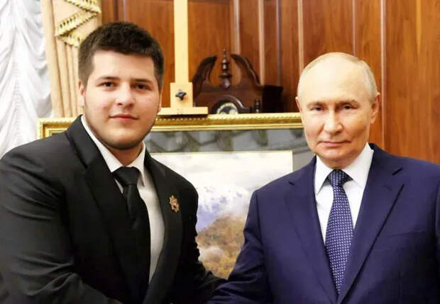 Адам Кадыров и Владимир Путин