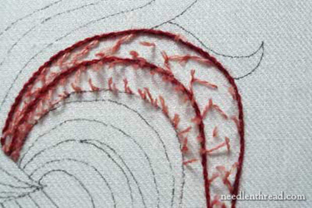 Crewel Embroidery: Rooste<br /> r Project