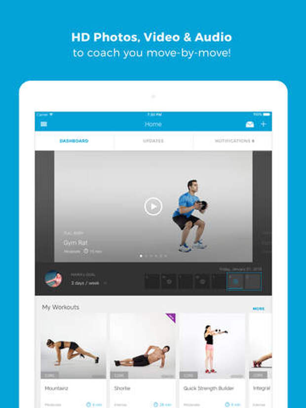 тренировки тренер - Workout Trainer Screenshot