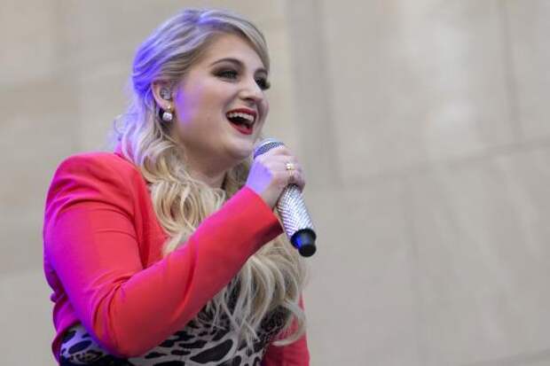 Singer Meghan Trainor performs on NBC's 'Today' show in New York May 22, 2015. REUTERS/Brendan McDermid  - RTX1E4OA