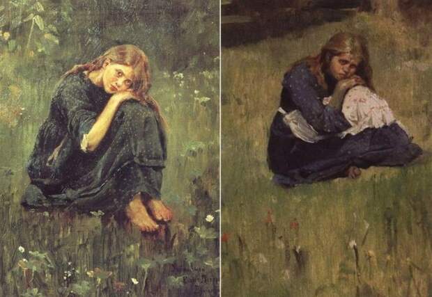 Виктор Васнецов. Этюды к картине «Аленушка», 1881 Виктор Васнецов. Этюды к картине «Аленушка», 1881
