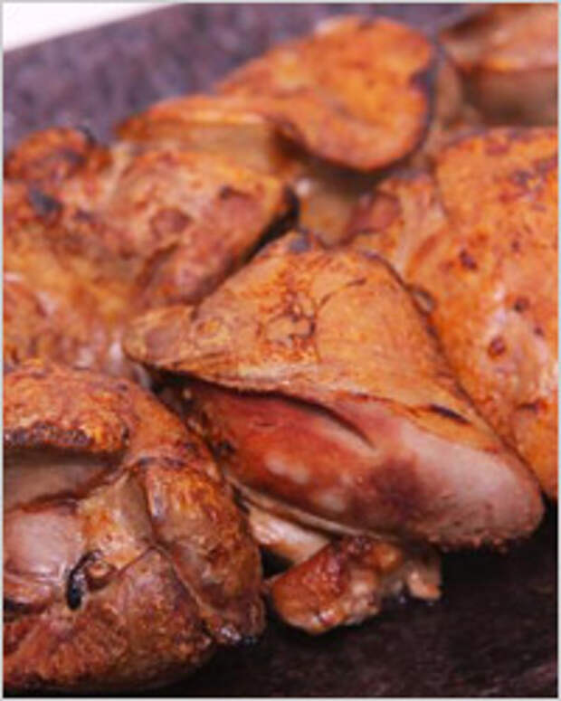 шашлык из печени