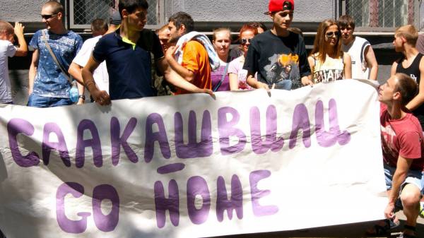 Одесситы взбунтовались против Саакашвили
