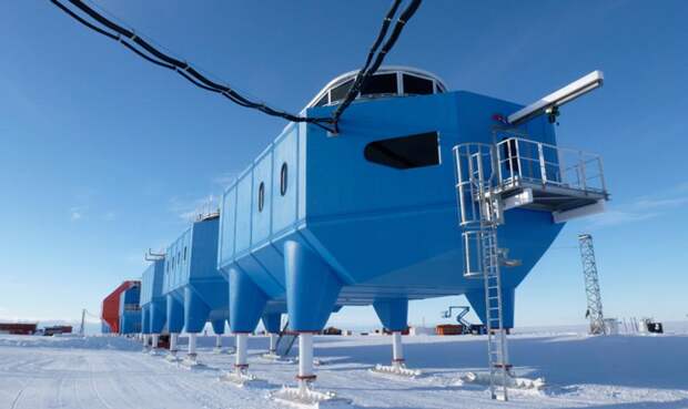 Устройство британской полярной станции Halley VI