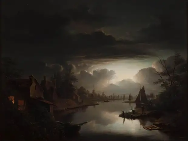 Художник Petrus van Schendel (1806–1870)