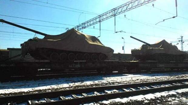 Фотографии секретного российского танка попали в сеть Порошенко.