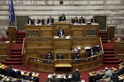 Заседание парламента Греции