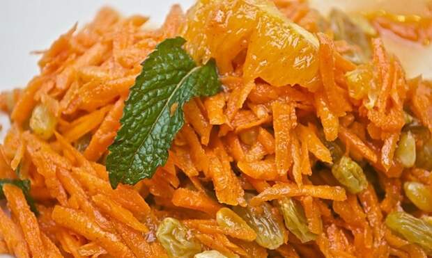 Салат из моркови с апельсинами