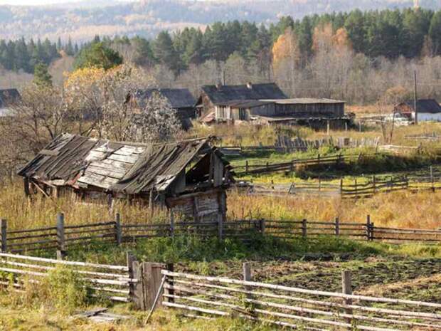 Вымирание деревень, сёл