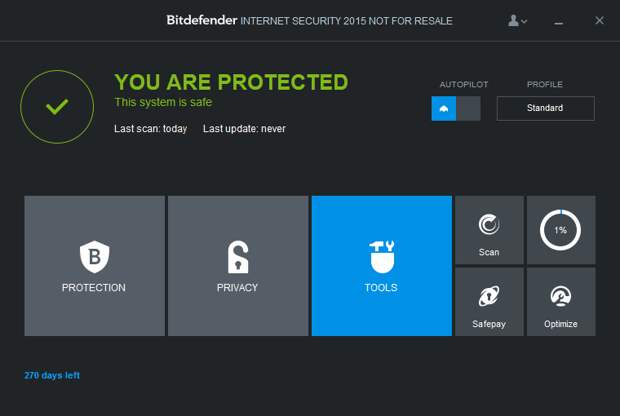 Bitdefender Internet Security 2015 на 9 месяцев бесплатно
