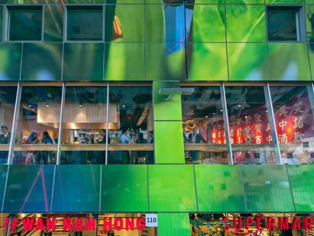 фреска на потолке крытого рынка Markthal Rotterdam в Роттердаме Нидерланды (10)