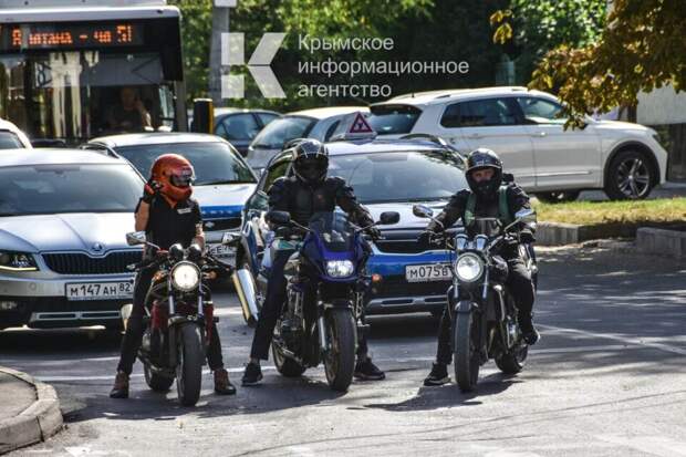 За неделю в Крыму оштрафовали более 50 пьяных мотоциклистов