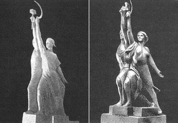 Троцкий в складках юбки, или Как появилась скульптура «Рабочий и колхозница»