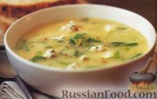 Фото к рецепту: Луковый суп с голубым сыром
