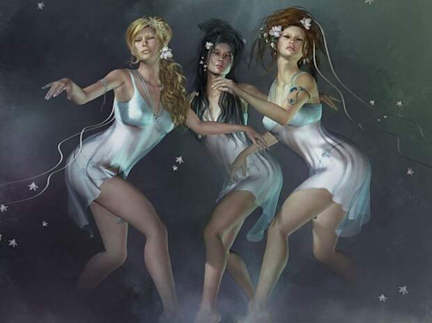 РИСОВАННЫЕ ДЕВУШКИ В СТИЛЕ FANTASY